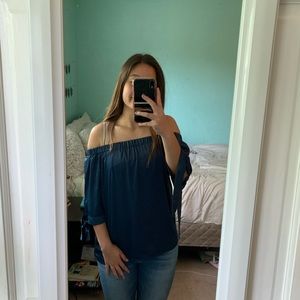 h&m off the shoulder top